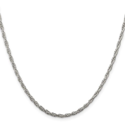 Buy Stylish 2.5mm Sterling Silver Loose Rope Chain - Luxury Value Accessory