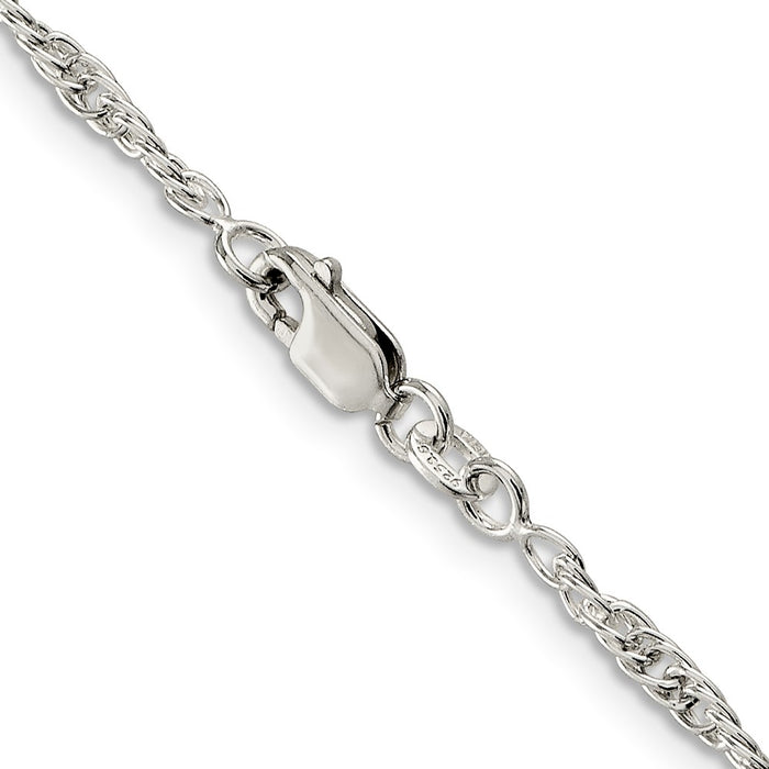 Exclusive 2.5mm Sterling Silver Loose Rope Chain - Stylish & Affordable Price-3