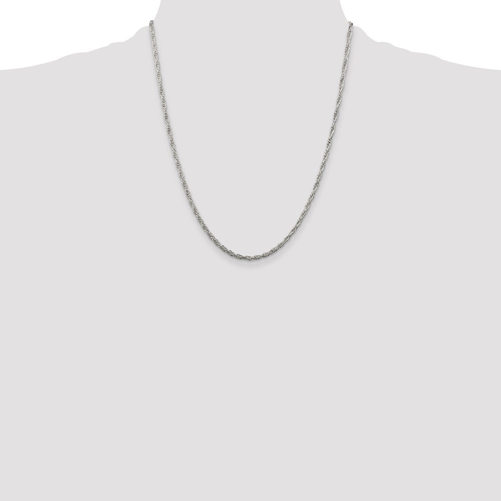 Exclusive 2.5mm Sterling Silver Loose Rope Chain - Stylish & Affordable Price
