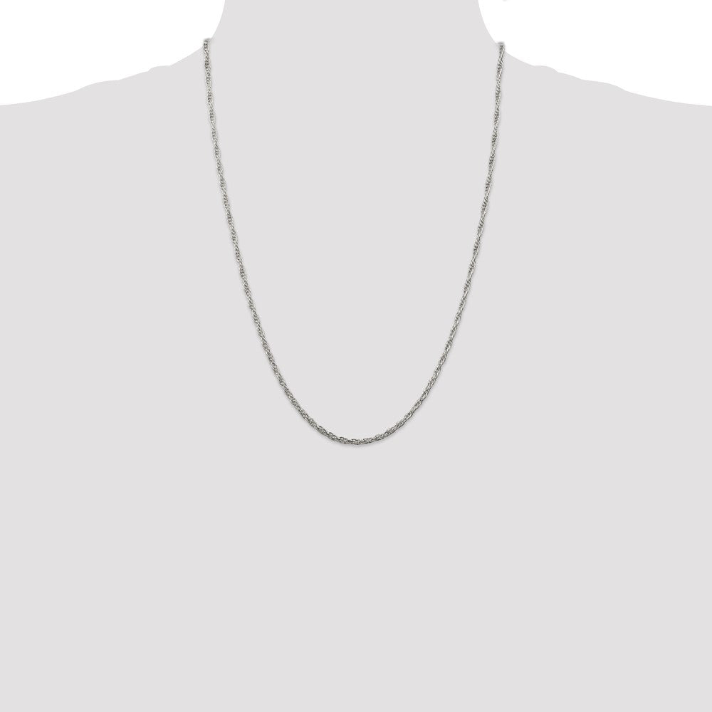 Buy Stylish 2.5mm Sterling Silver Loose Rope Chain - Affordable Quality