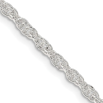 Exclusive 2.5mm Sterling Silver Loose Rope Chain - Stylish & Affordable Price