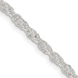 High-Quality 2.5mm Sterling Silver Rope Chain - Stylish and Affordable Option-3
