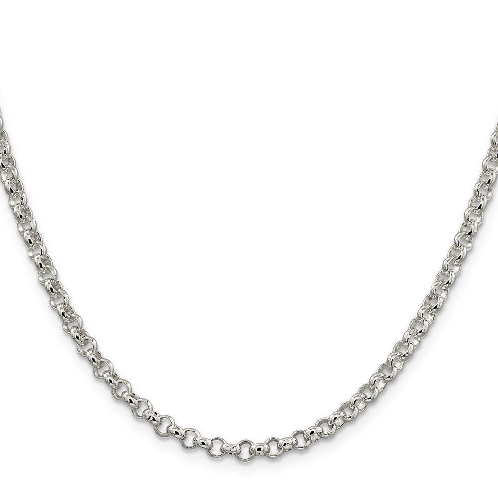 Exclusive 4mm Sterling Silver Rolo Chain | Stylish & Affordable Design