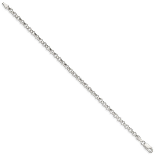 Exclusive 4mm Sterling Silver Rolo Chain | Affordable Elegance for You