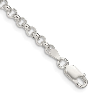 Exclusive 4mm Sterling Silver Rolo Chain | Affordable Elegance for You