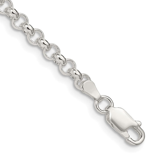Buy Stylish 4mm Sterling Silver Rolo Chain - Luxury at an Affordable Price