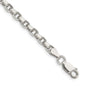 Buy Stylish 3.5mm Diamond-Cut Rolo Chain in Sterling Silver - Affordable Luxury-1