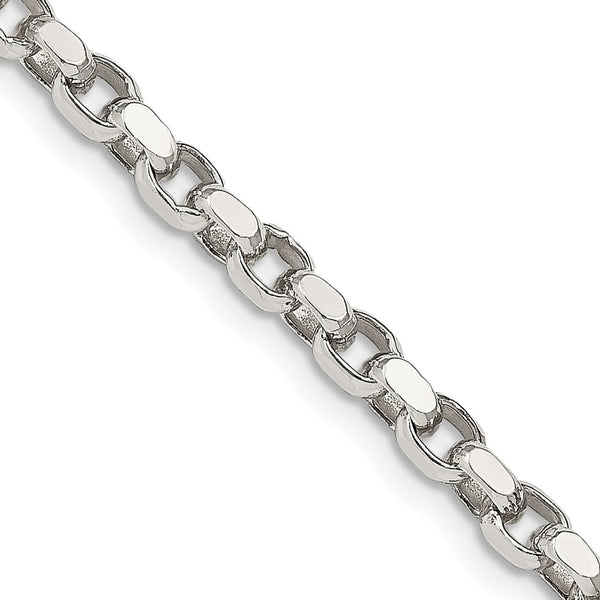 3.5mm Diamond-Cut Rolo Chain in Sterling Silver - Style GR1-1033215
