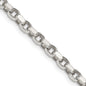 Buy Stylish 3.5mm Diamond-Cut Rolo Chain in Sterling Silver - Affordable Luxury!-6
