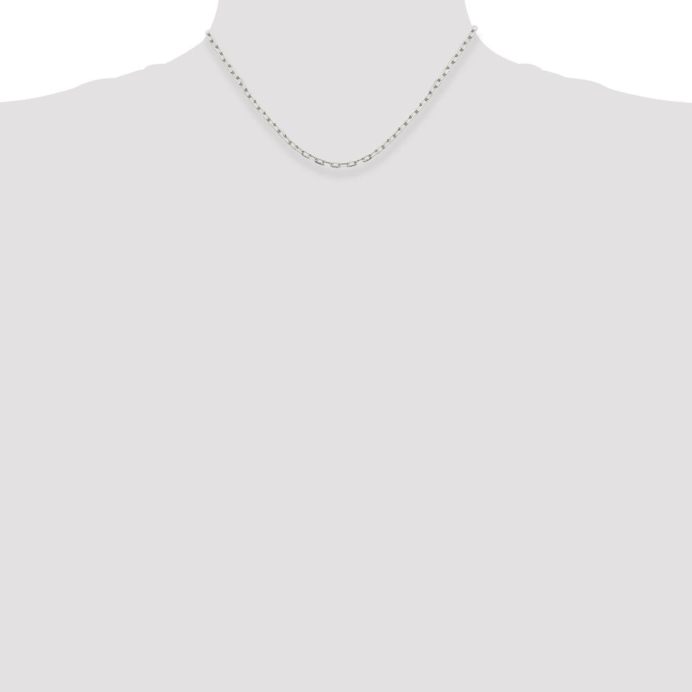 Buy Exclusive Sterling Silver 2.75mm Elongated Open Link Necklace Chain