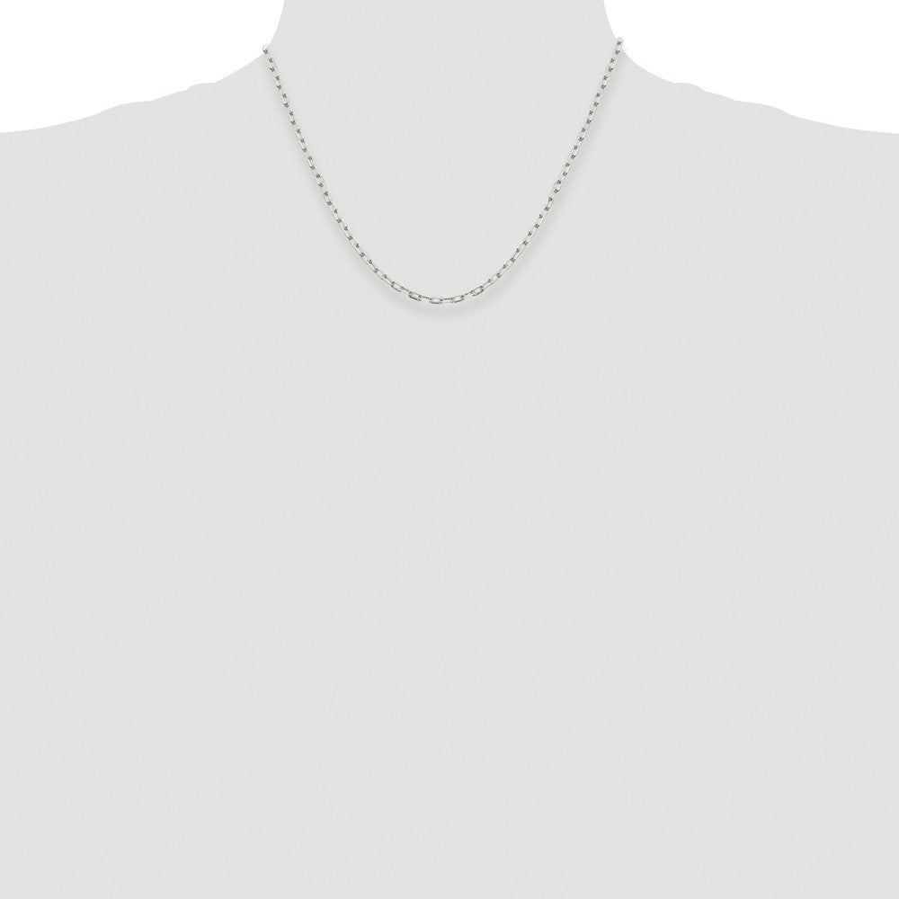 High-Quality Rhodium-Plated Sterling Silver 2.75mm Chain | Stylish Value!