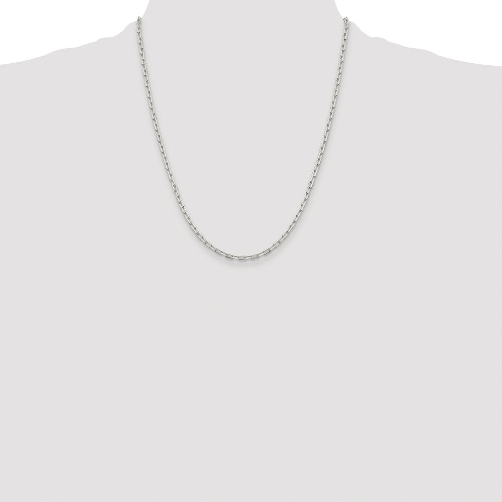 High-Quality Rhodium-Plated Sterling Silver 2.75mm Chain - Stylish Value!