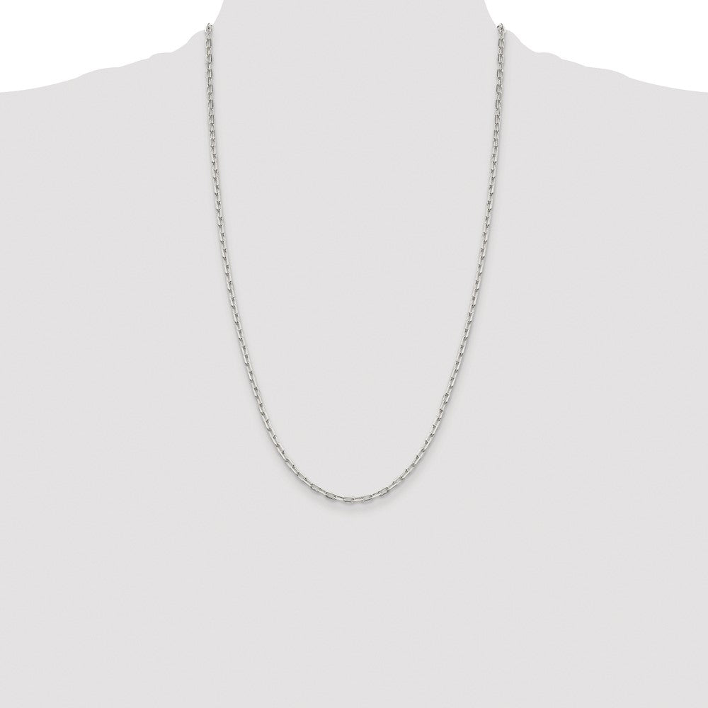 Exclusive Rhodium-Plated Sterling Silver 2.75mm Chain - Stylish Value Accessory