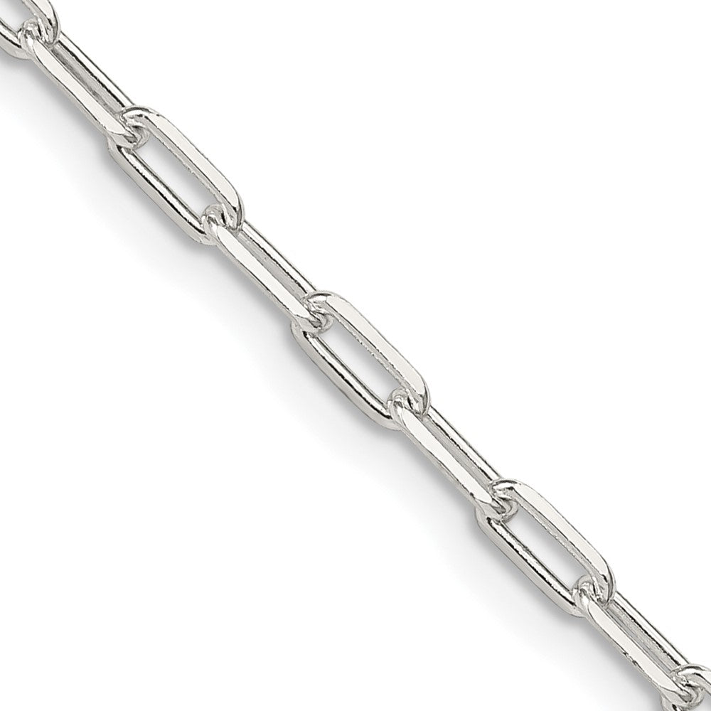 Buy Exclusive Sterling Silver 2.75mm Elongated Open Link Necklace Chain