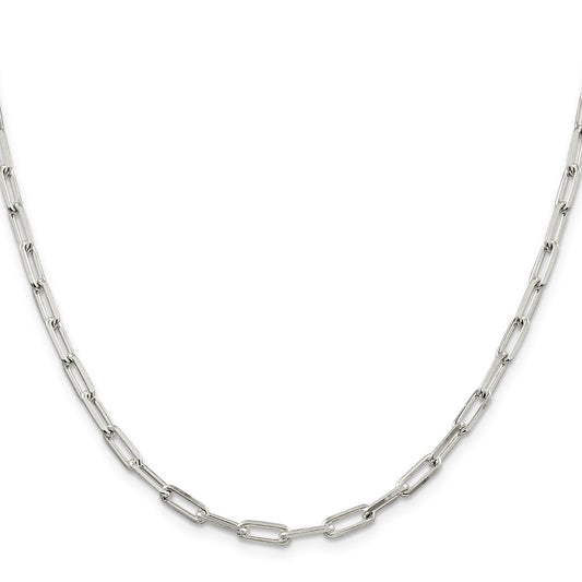Buy High-Quality 4.25mm Sterling Silver Elongated Open Link Necklace - Stylish Value!