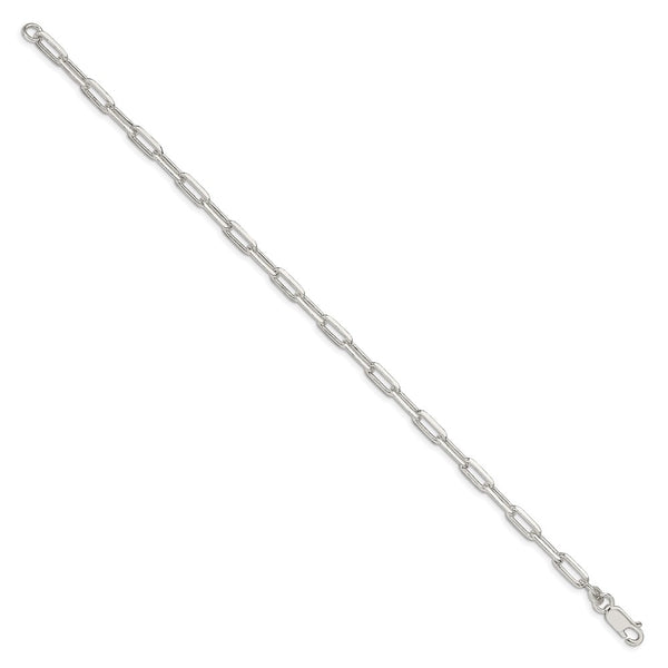 Sterling Silver 4.25mm Elongated Open Link Necklace Chain - Style GR1-1030183