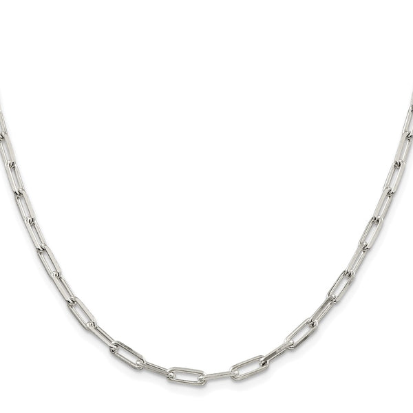 Rhodium-Plated Sterling Silver 4.25mm Chain - Style GR1-1033171