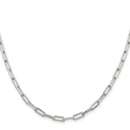 Buy Stylish Rhodium-Plated Sterling Silver 4.25mm Link Chain - Luxury Value