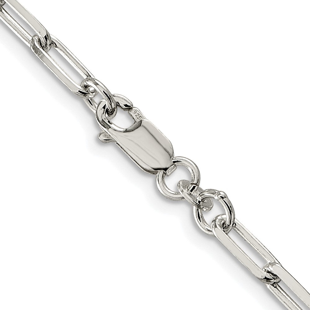 Buy Stylish Rhodium-Plated Sterling Silver 4.25mm Link Chain - Luxury Value