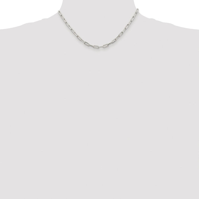 Buy Stylish Rhodium-Plated Sterling Silver 4.25mm Chain - Luxury Value-4