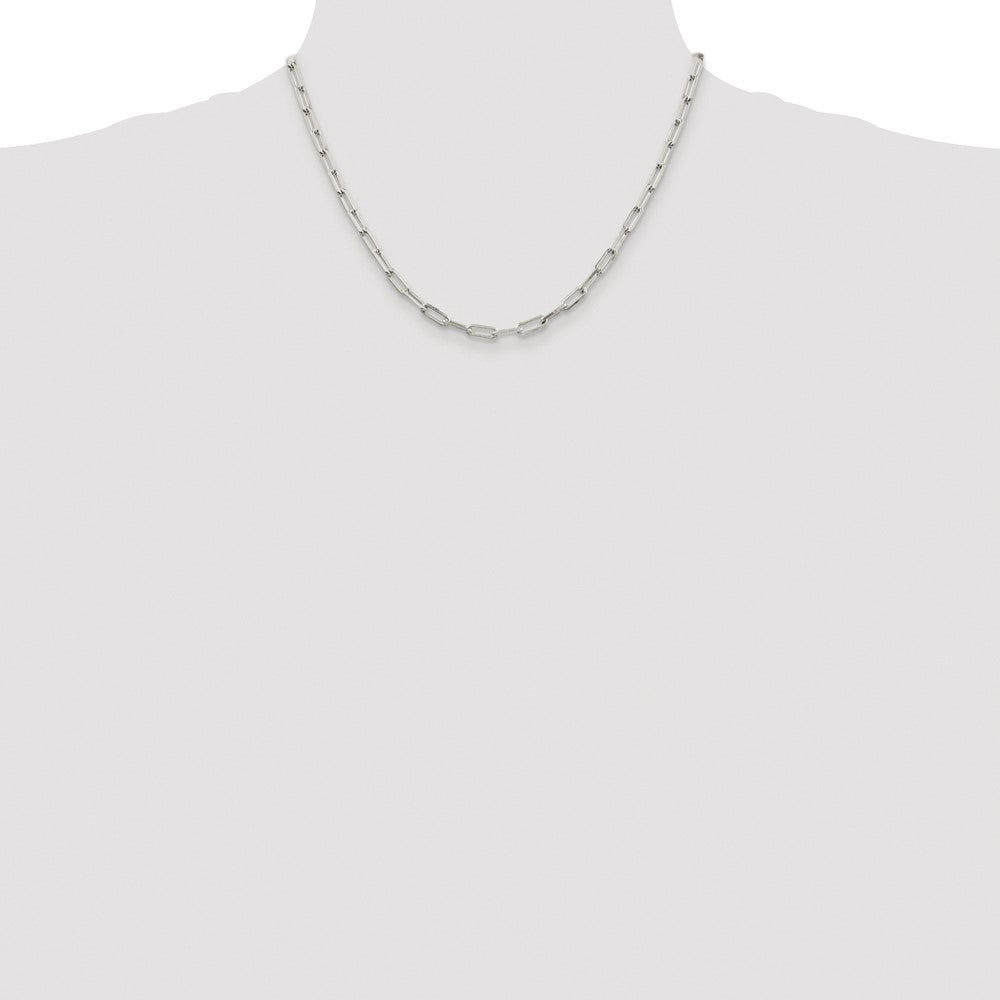 Buy Luxury Rhodium-Plated Sterling Silver 4.25mm Chain - Stylish & Affordable