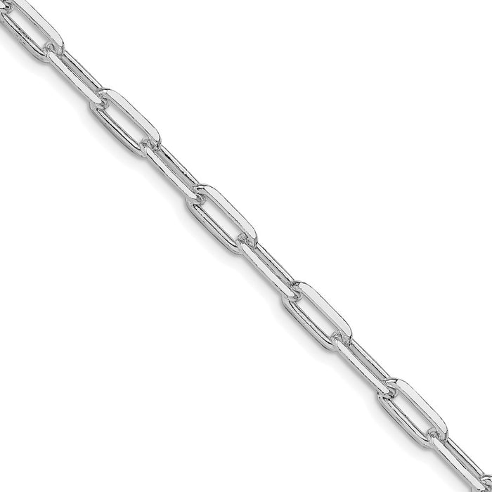 Buy Stylish Rhodium-Plated Sterling Silver 4.25mm Link Chain - Luxury Value-1