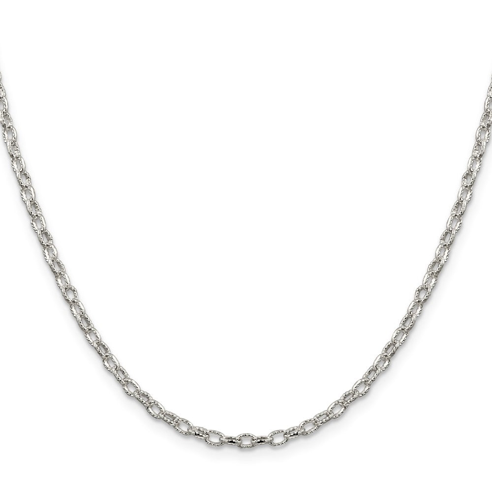 Buy Stylish 3mm Sterling Silver Decorative Rolo Chain | High-Quality Value