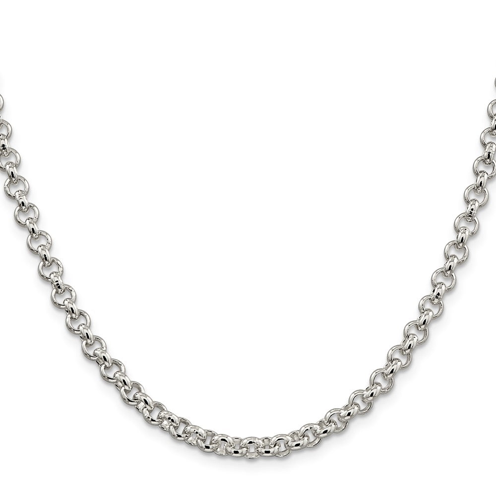 Buy Stylish 5mm Sterling Silver Rolo Chain | Affordable Luxury for Everyday Use