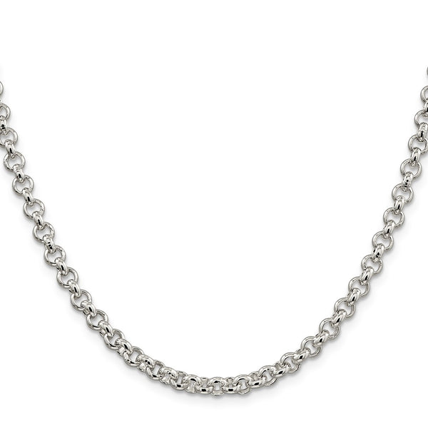 5mm Sterling Silver Rolo Chain - Style GR1-1033452