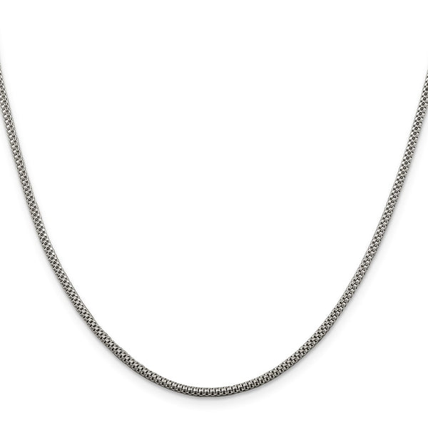 2mm Sterling Silver Corona Chain