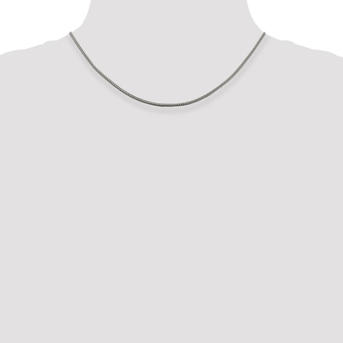 Buy Stylish 2mm Sterling Silver Corona Chain - Affordable Luxury Accessory-4