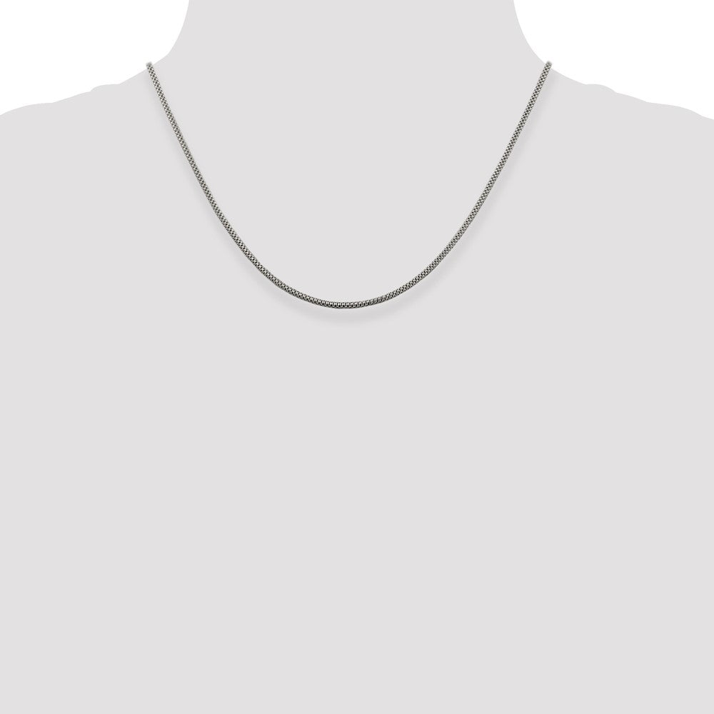 Buy 2mm Sterling Silver Corona Chain - Stylish & Affordable Jewelry Piece