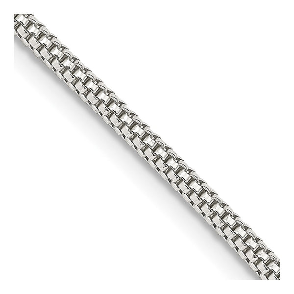 2mm Sterling Silver Corona Chain