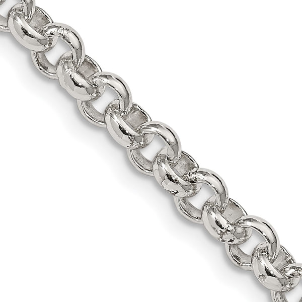 5mm Sterling Silver Rolo Chain - Style GR1-1033424