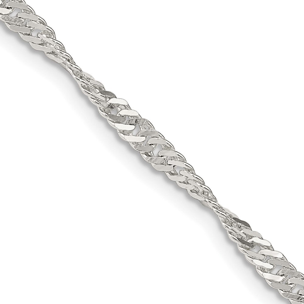 Buy 3mm Sterling Silver Singapore Chain - Stylish & Affordable Jewelry!