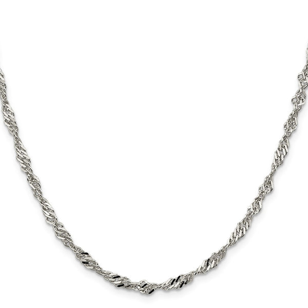 3.5mm Sterling Silver Singapore Chain
