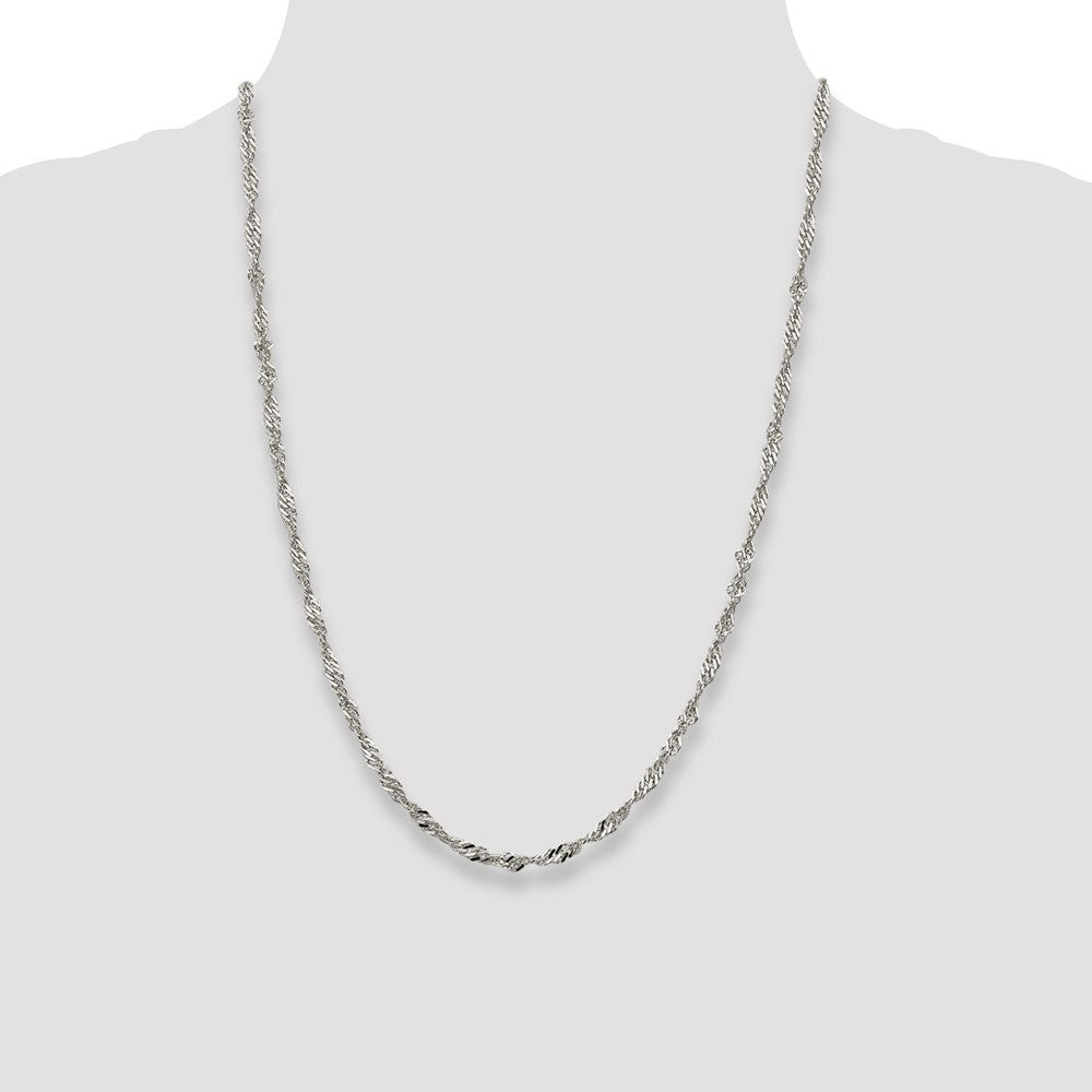 Buy 3.5mm Sterling Silver Singapore Chain - Stylish, High-Quality Jewelry Value