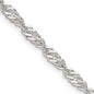 Buy 3.5mm Sterling Silver Singapore Chain - Stylish, High-Quality Jewelry Value-3