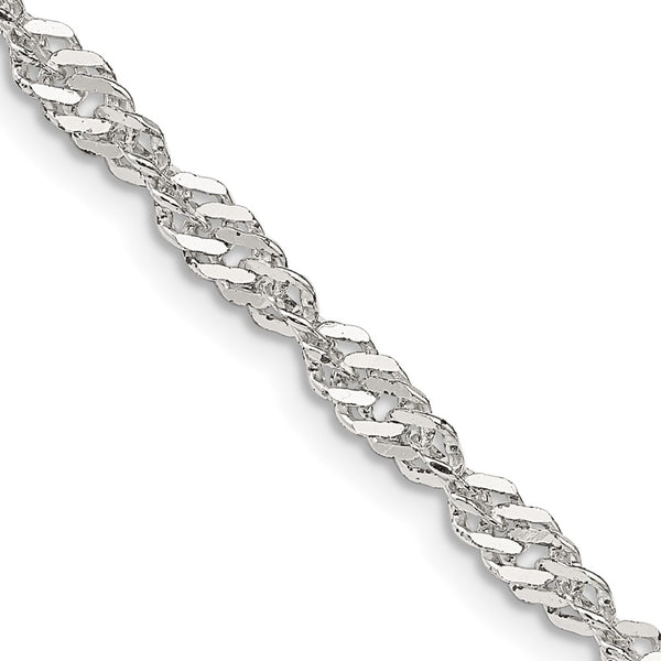3.5mm Sterling Silver Singapore Chain