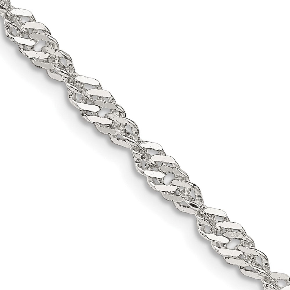 Buy Stylish 3.5mm Sterling Silver Singapore Chain - Affordable Elegance!