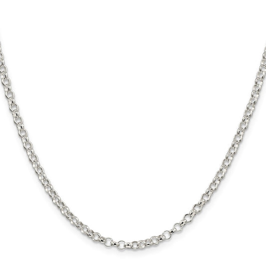 Buy Stylish 3.5mm Sterling Silver Rolo Chain - Affordable Luxury Accessory