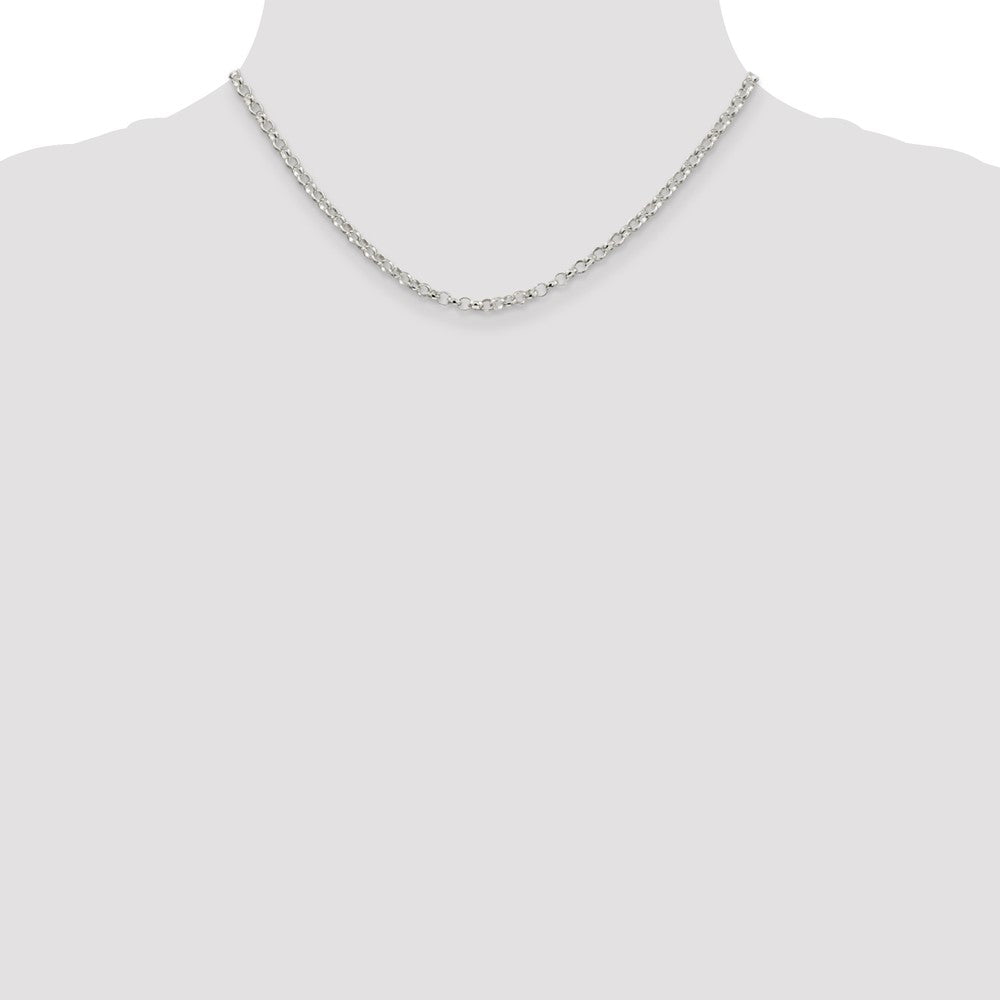 Buy 3.5mm Sterling Silver Rolo Chain - Affordable Luxury Jewelry