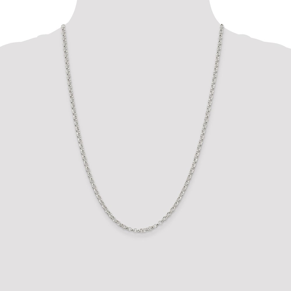 Buy Stylish 3.5mm Sterling Silver Rolo Chain - Affordable Luxury Accessory