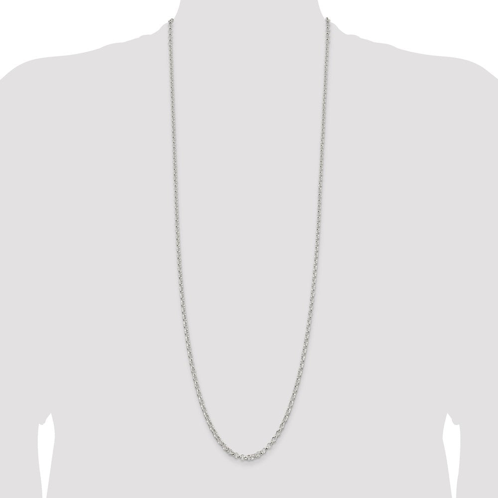 Buy 3.5mm Sterling Silver Rolo Chain - Stylish & Affordable Jewelry Piece