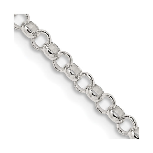 Buy 3.5mm Sterling Silver Rolo Chain - Stylish & Affordable Jewelry Option