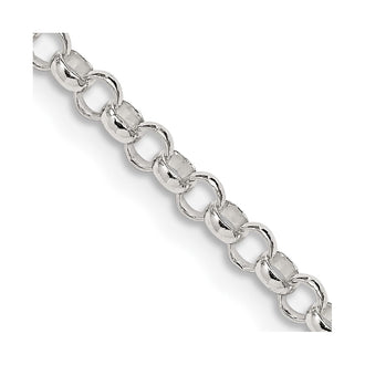 Buy Stylish 3.5mm Sterling Silver Rolo Chain - Affordable Luxury Jewelry