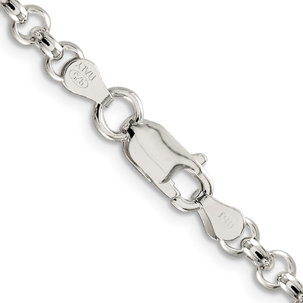 Buy Stylish 4.6mm Sterling Silver Rolo Chain - Affordable Elegance