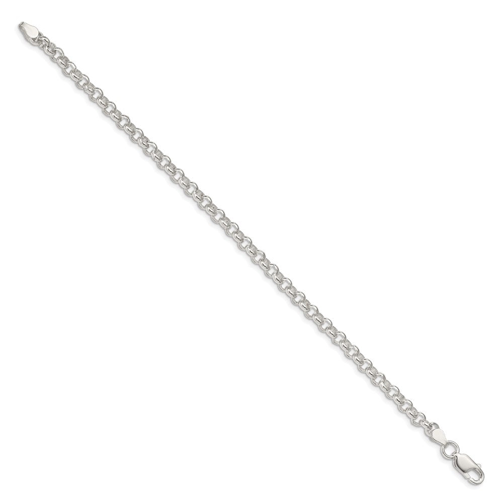 Buy Stylish 4.6mm Sterling Silver Rolo Link Chain | Affordable Luxury