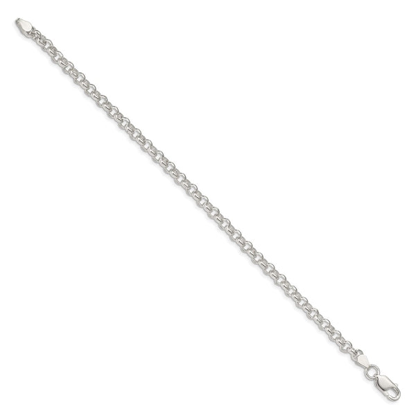 4.6mm Sterling Silver Rolo Link Chain