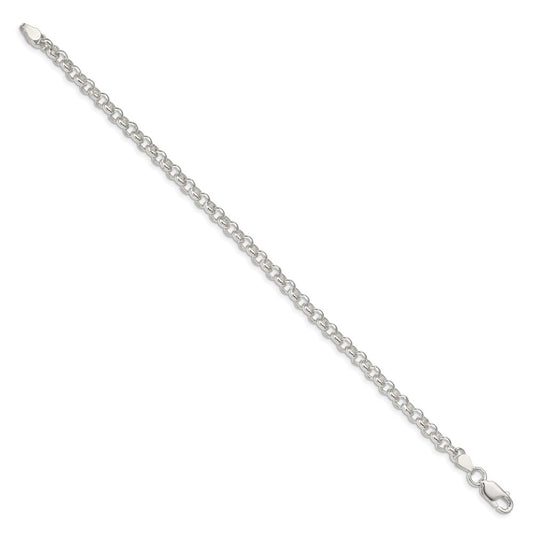 Buy Stylish 4.6mm Sterling Silver Rolo Link Chain | Affordable Luxury
